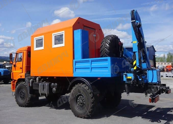 Камаз 43502 с кму